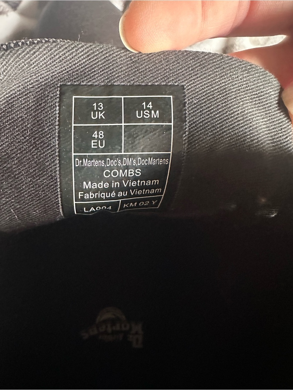 New- without tag - Dr. Martens Black Canvas Chukka Lace-Up Boots - Picture 4 of 4